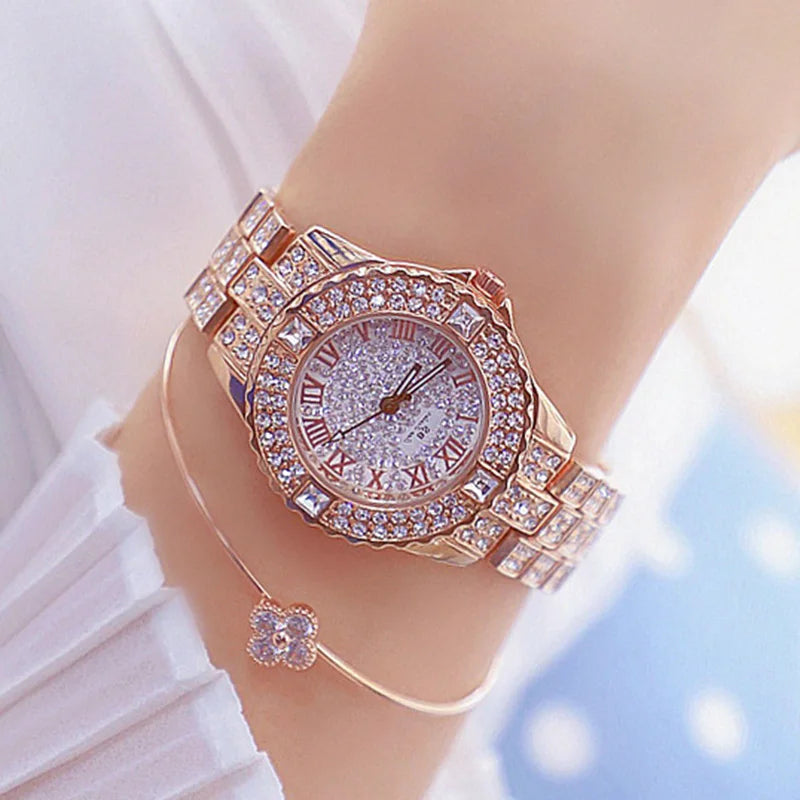 Damen Uhr Diamond Top Qualität