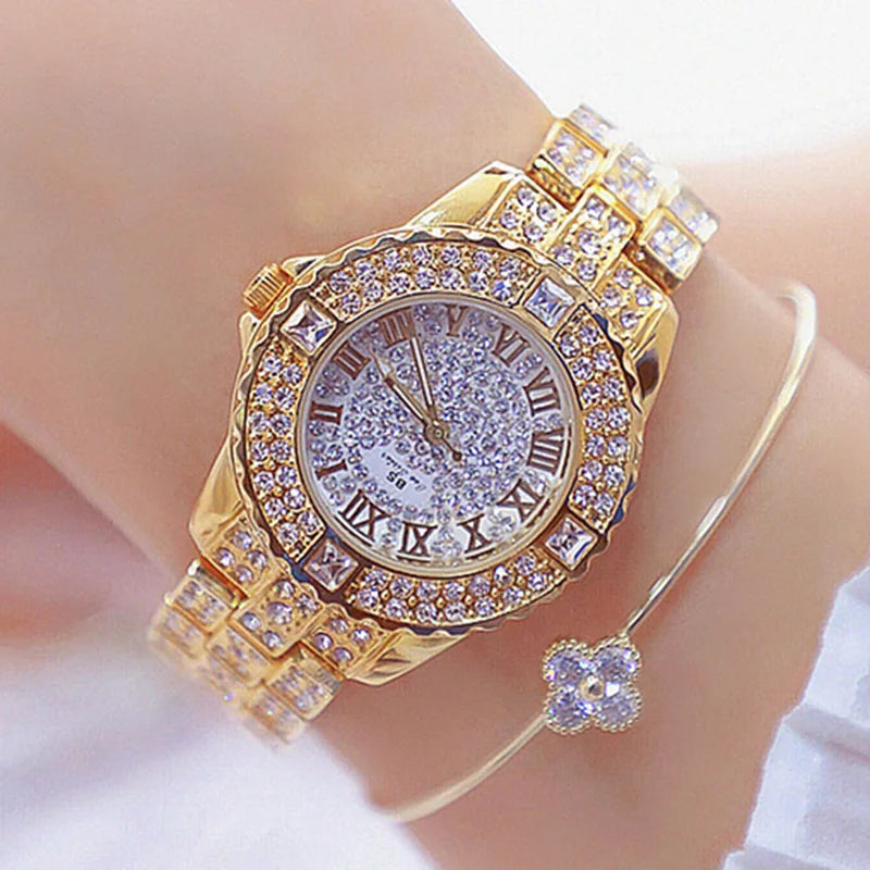 Damen Uhr Diamond Top Qualität