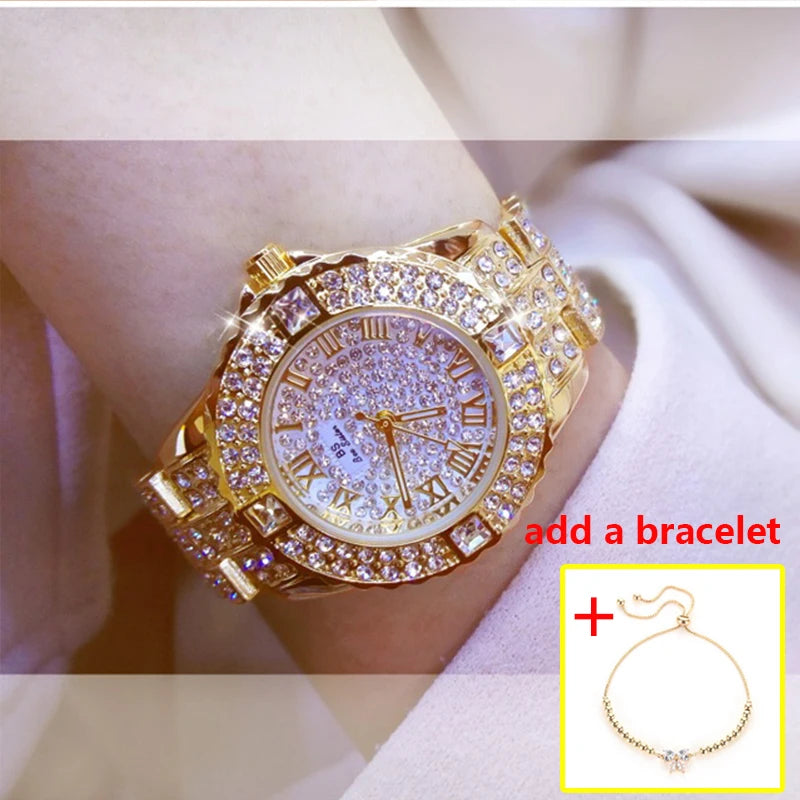 Damen Uhr Diamond Top Qualität