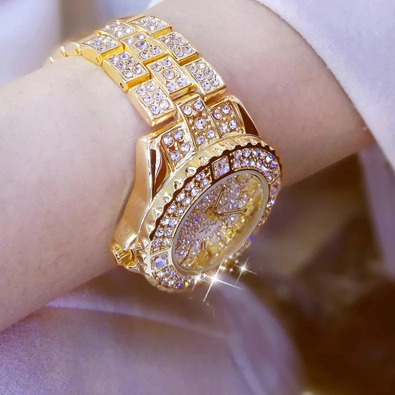 Damen Uhr Diamond Top Qualität
