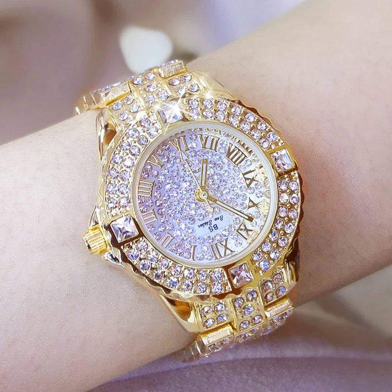 Damen Uhr Diamond Top Qualität