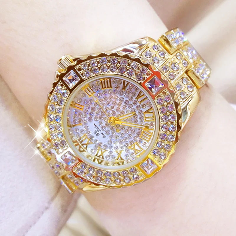 Damen Uhr Diamond Top Qualität
