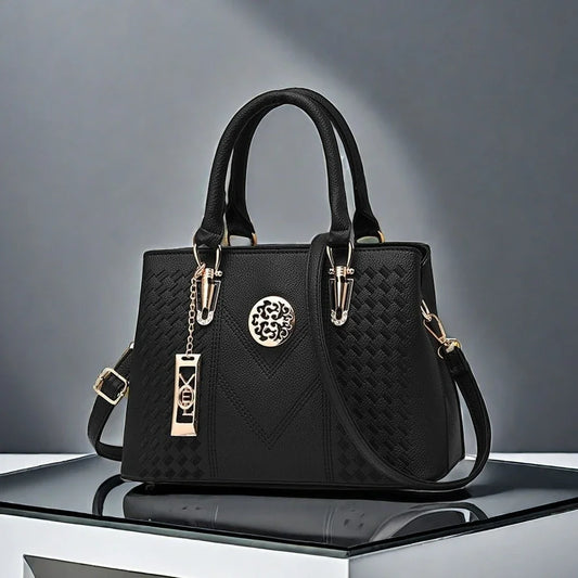 Neuer Modetrend bestickte Damenhandtasche mit großem Fassungsvermögen, Umhängetasche