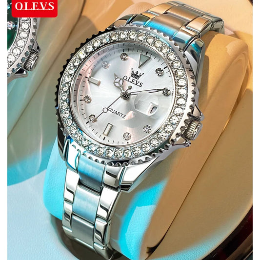 OLEVS  Diamond Damen Uhr Top Qualität