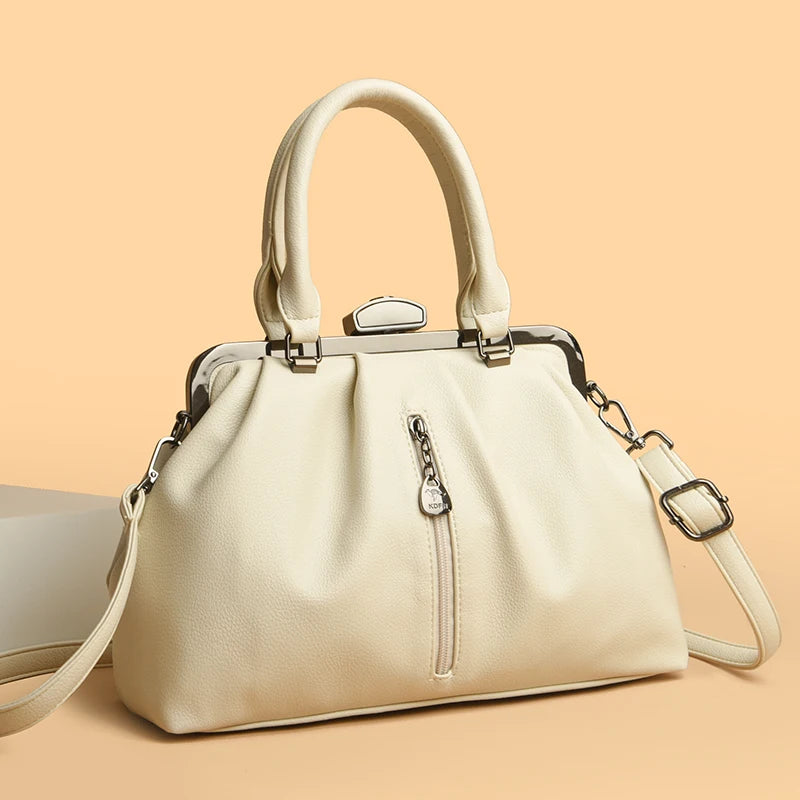 Marke Luxus Handtaschen Frauen Taschen Designer Echt Leder Handtasche Freizeit Umhängetaschen für Frauen Neue Dame Schulter Tasche Tote Bolsa