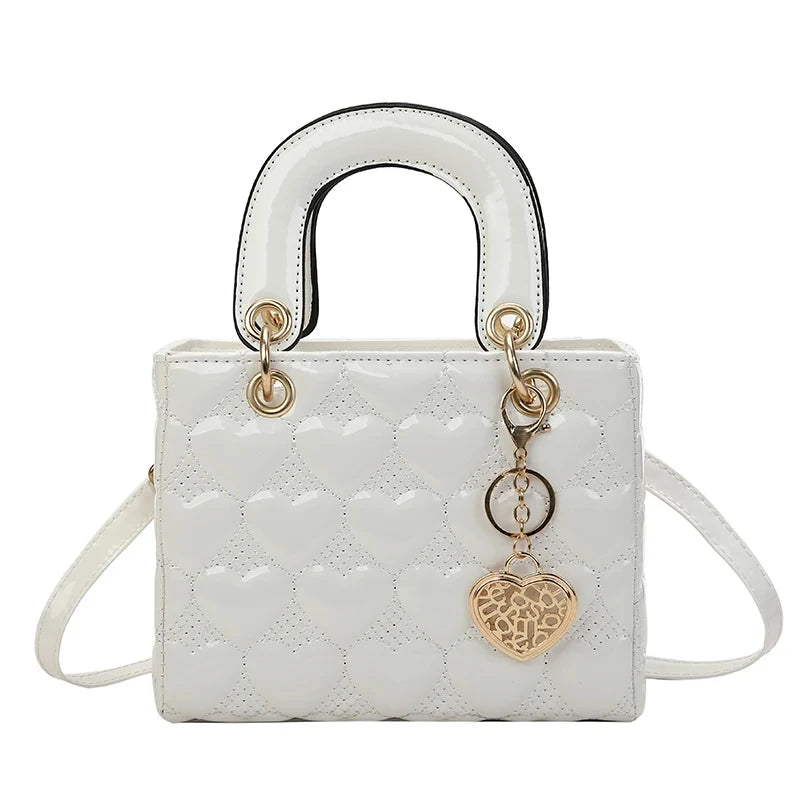 Handtasche Frauen Marke Luxus Totes Hohe Qualität Mode Klassische Stepp Platz Griff Tasche Frauen Umhängetaschen