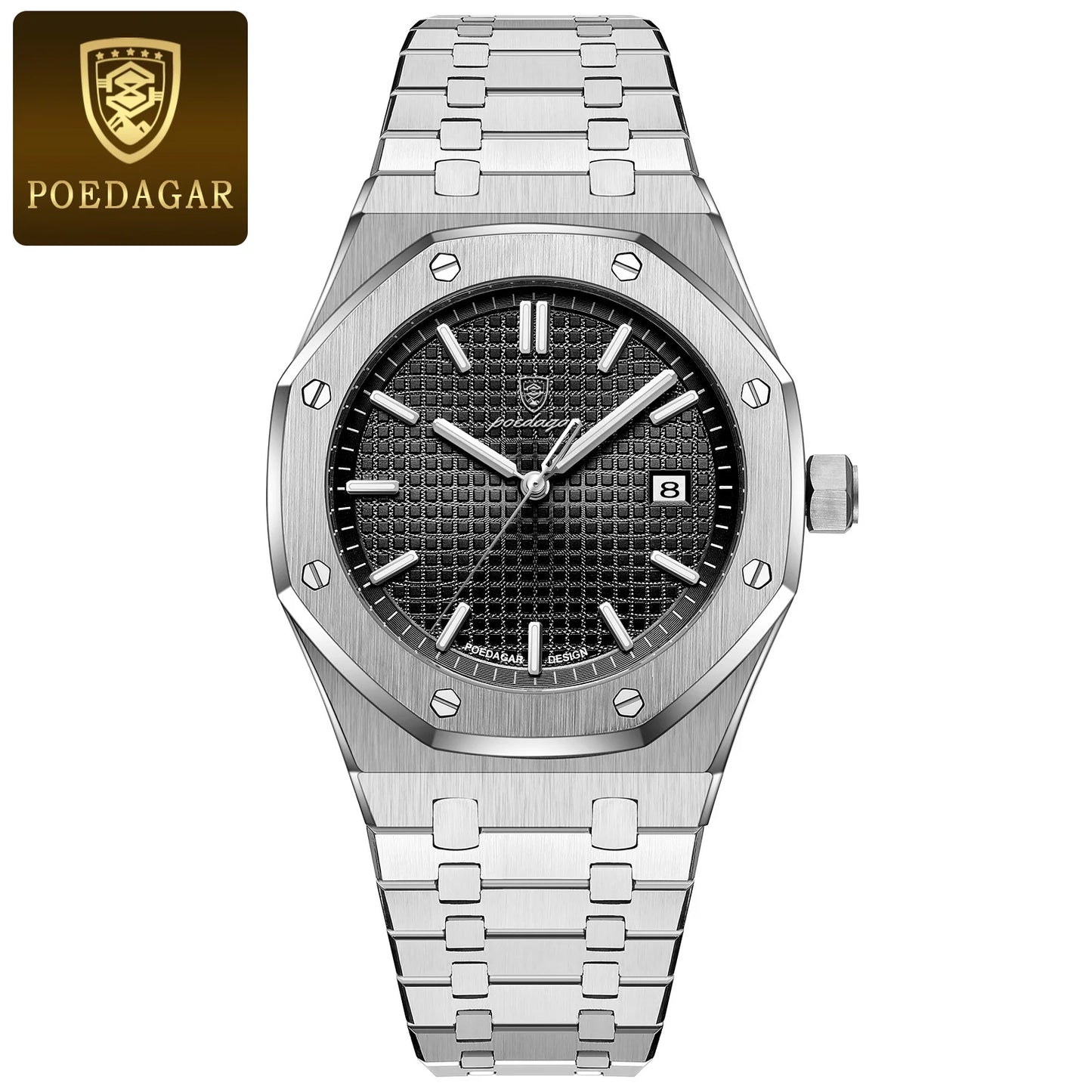 POEDAGAR Herren Uhr Luxury Business
