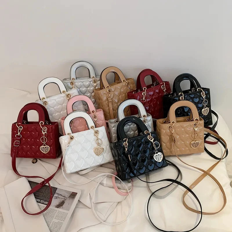Handtasche Frauen Marke Luxus Totes Hohe Qualität Mode Klassische Stepp Platz Griff Tasche Frauen Umhängetaschen
