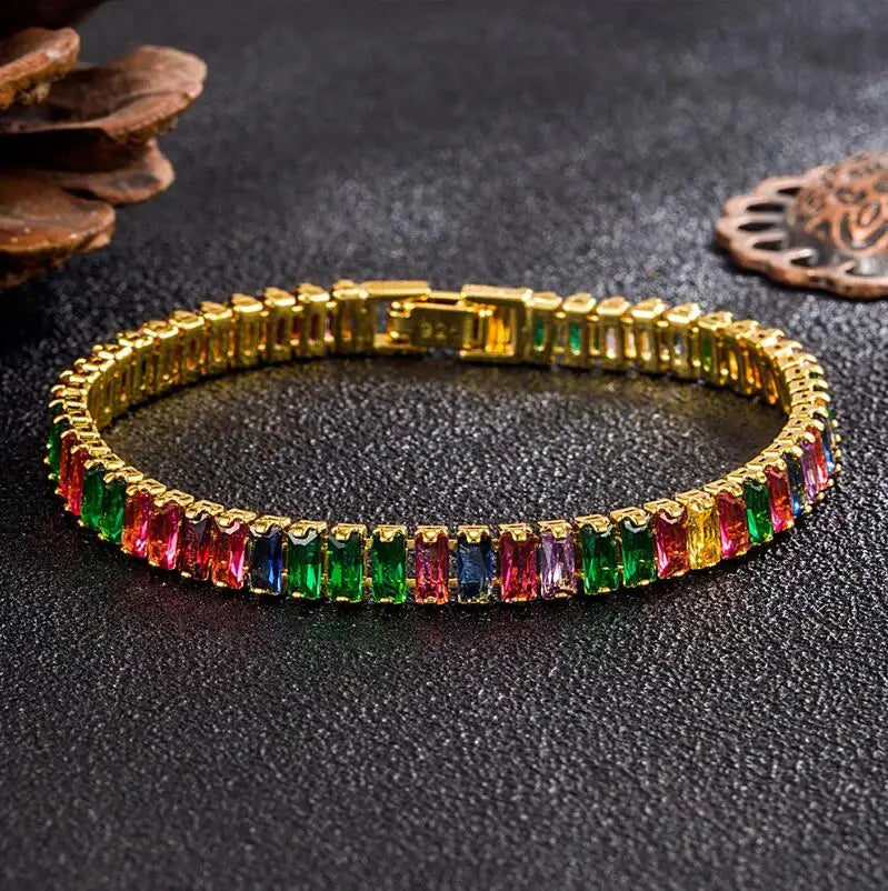 D VVS1 Moissanite Tennis Bracelet Original s925 Sterling Silver Plated 18k White Gold with GRA Bracelets for Women Man