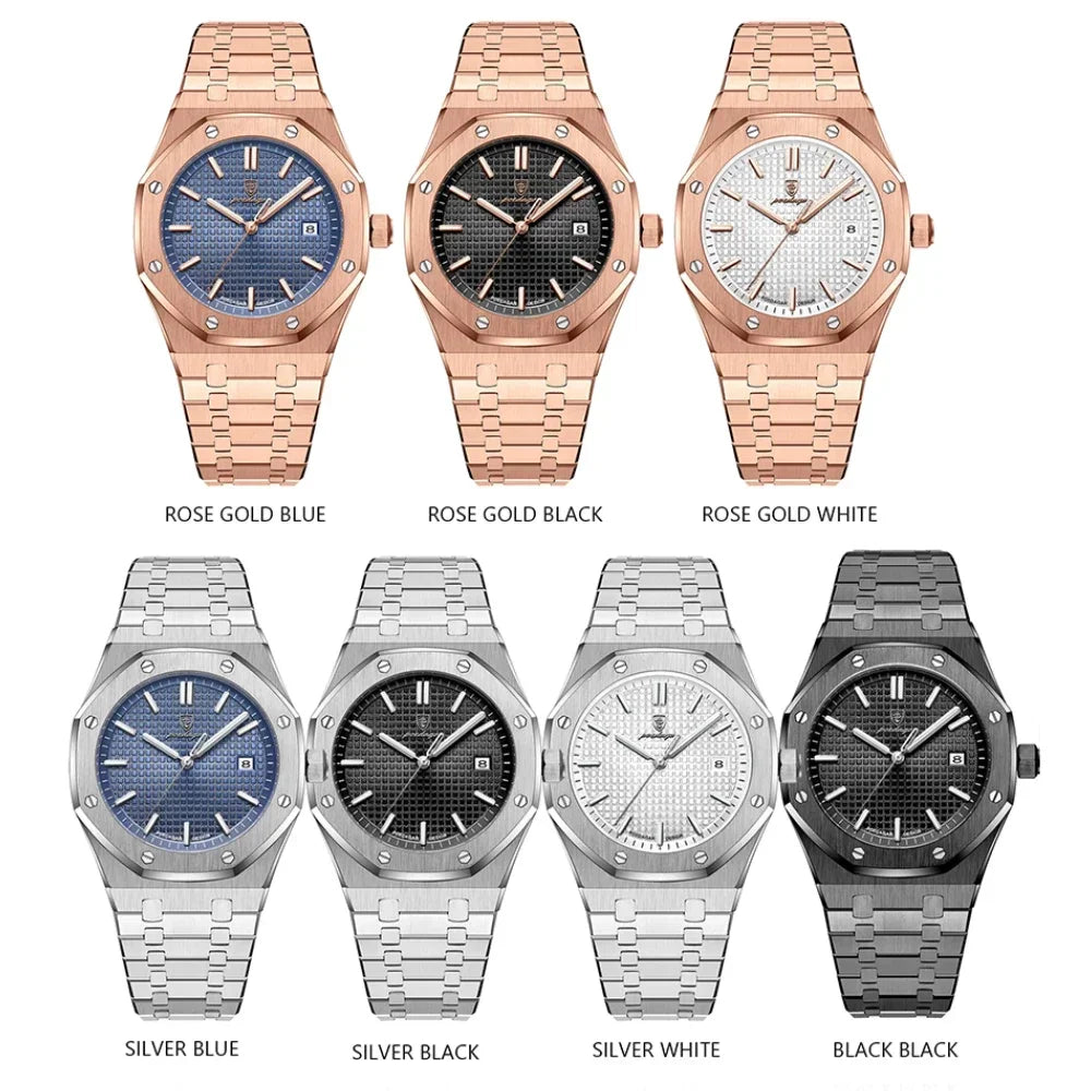 POEDAGAR Herren Uhr Luxury Business