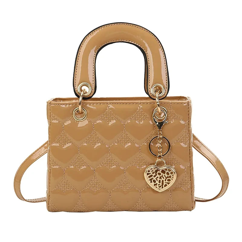 Handtasche Frauen Marke Luxus Totes Hohe Qualität Mode Klassische Stepp Platz Griff Tasche Frauen Umhängetaschen