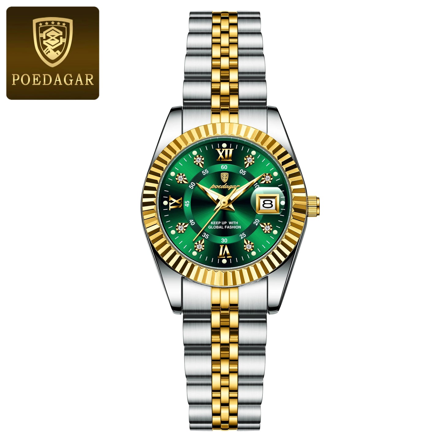 POEDAGAR Luxury Elegant Damen Uhr Top Qualität