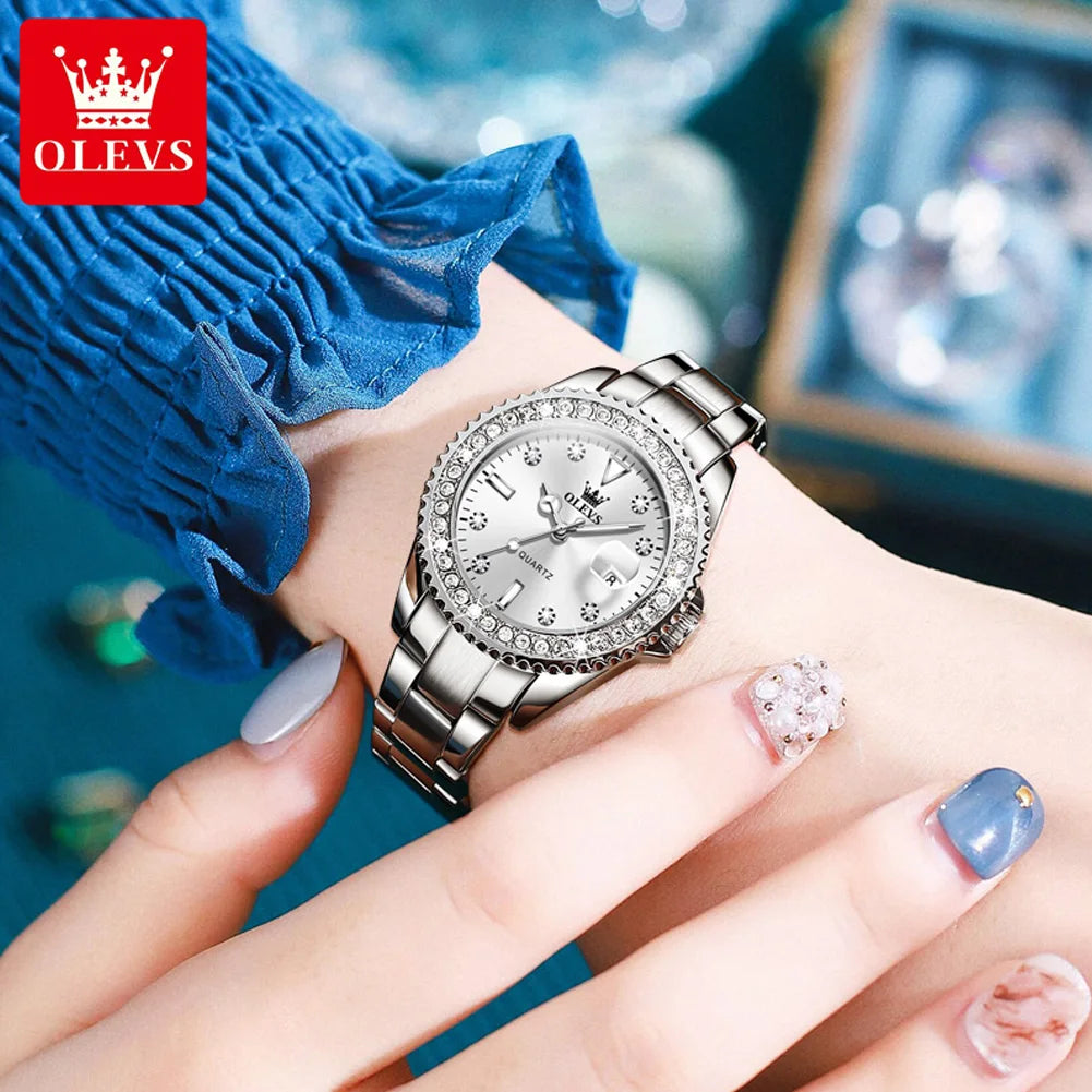 OLEVS Diamond Damen Uhr Top Qualität