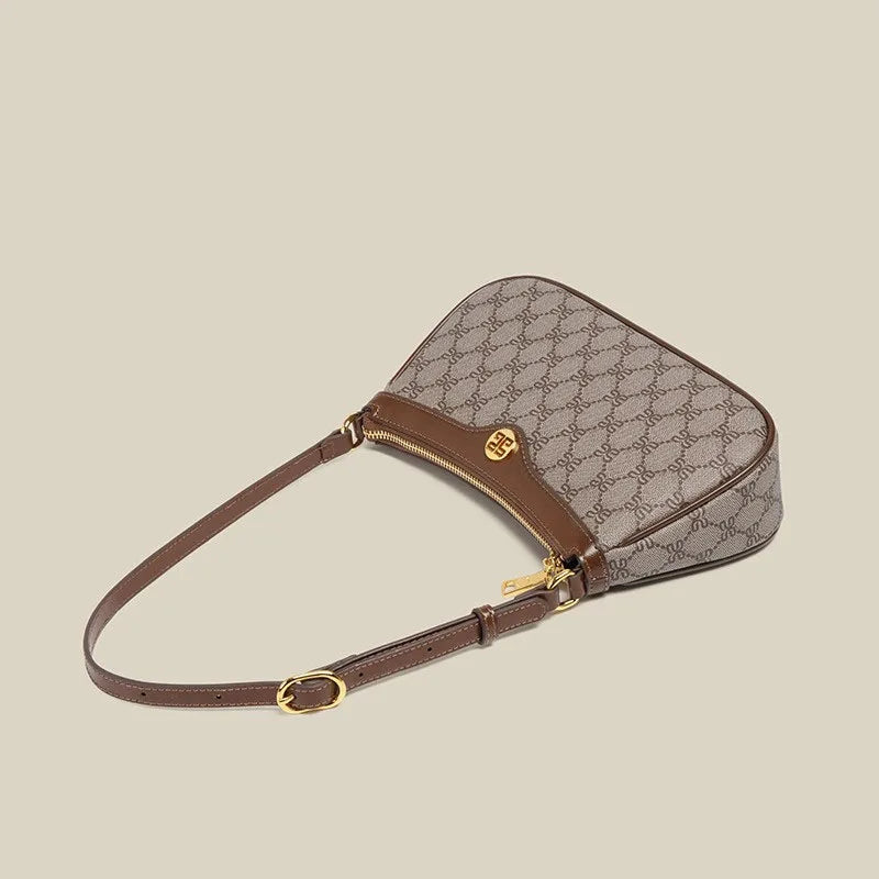 Umhängetasche Damentasche vielseitige Nischen-Unterarmtasche Pendlermode kleine quadratische Tasche Umhängetasche