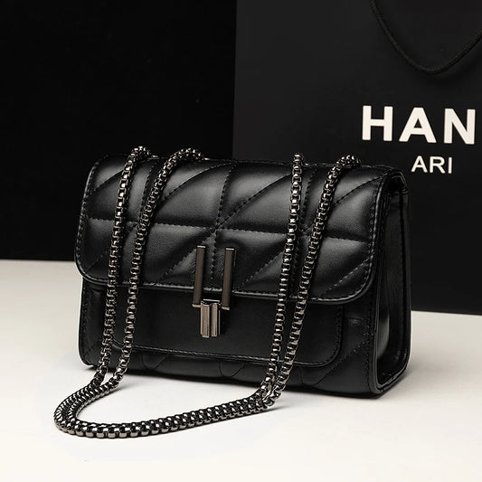 Frauen Luxus Designer echte Taschen Leder Kette Frauen Handtaschen Schulter Weiblichen beutel Neue Casual Mode Damen Messenger Taschen