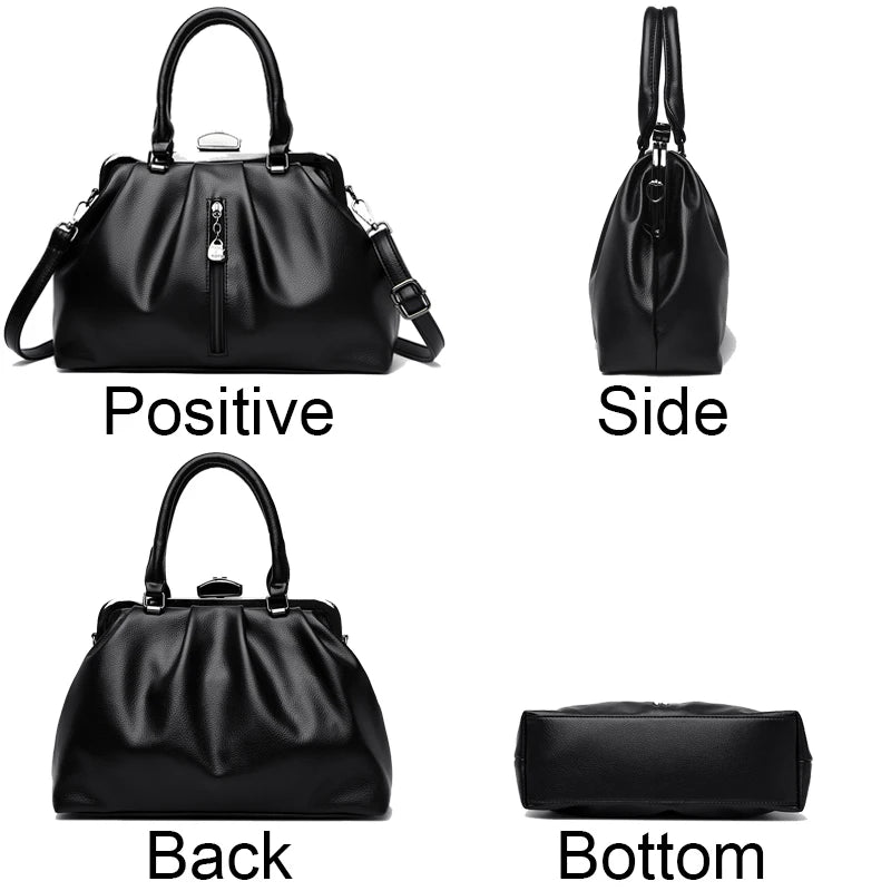 Marke Luxus Handtaschen Frauen Taschen Designer Echt Leder Handtasche Freizeit Umhängetaschen für Frauen Neue Dame Schulter Tasche Tote Bolsa