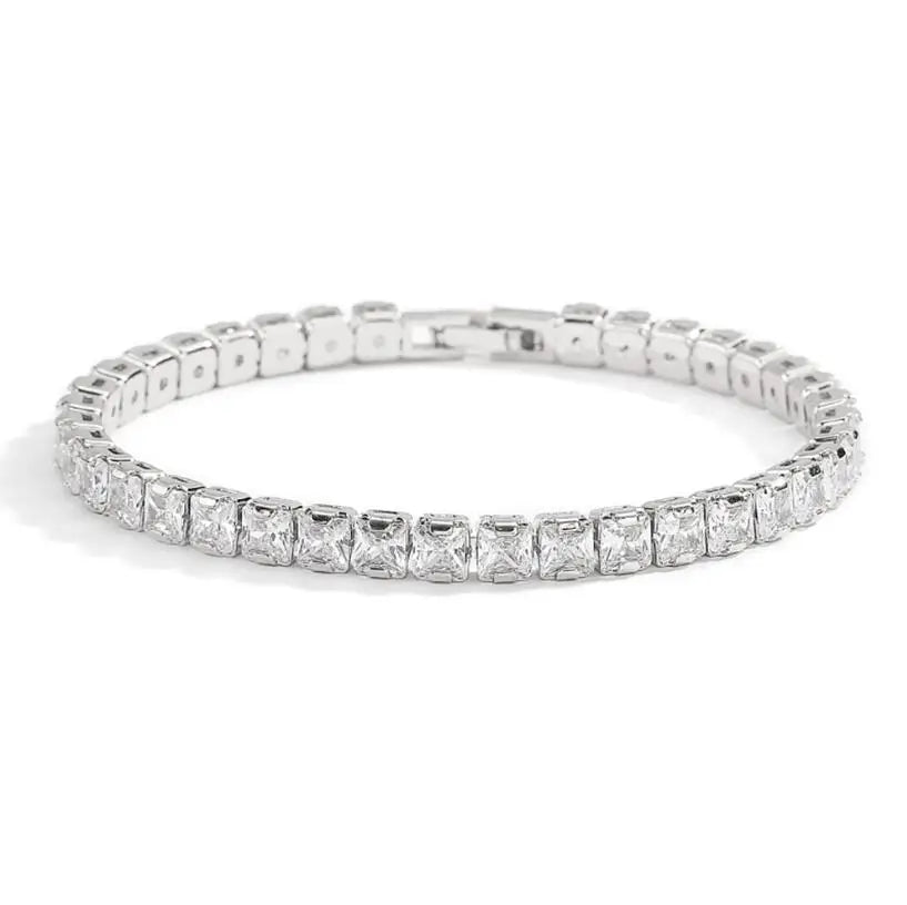 D VVS1 Moissanite Tennis Bracelet Original s925 Sterling Silver Plated 18k White Gold with GRA Bracelets for Women Man