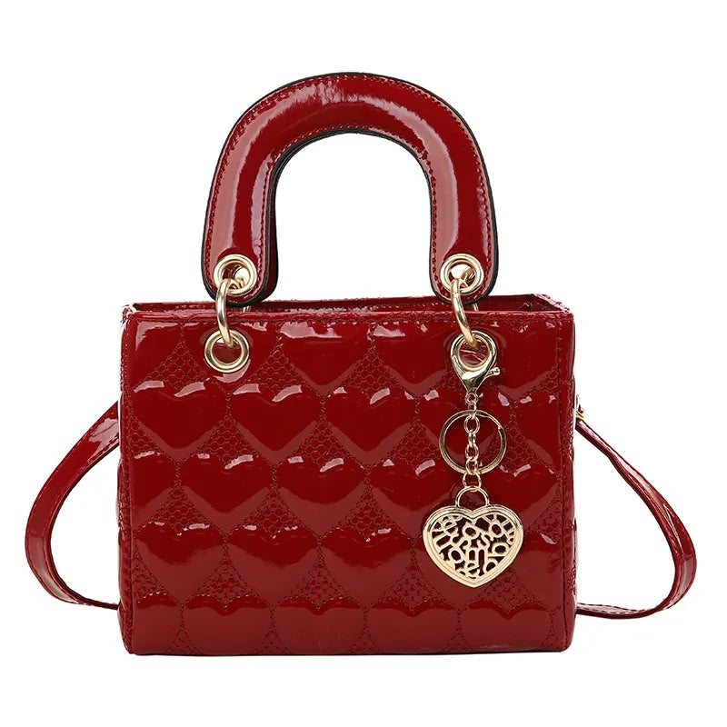 Handtasche Frauen Marke Luxus Totes Hohe Qualität Mode Klassische Stepp Platz Griff Tasche Frauen Umhängetaschen