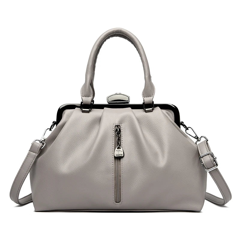 Marke Luxus Handtaschen Frauen Taschen Designer Echt Leder Handtasche Freizeit Umhängetaschen für Frauen Neue Dame Schulter Tasche Tote Bolsa