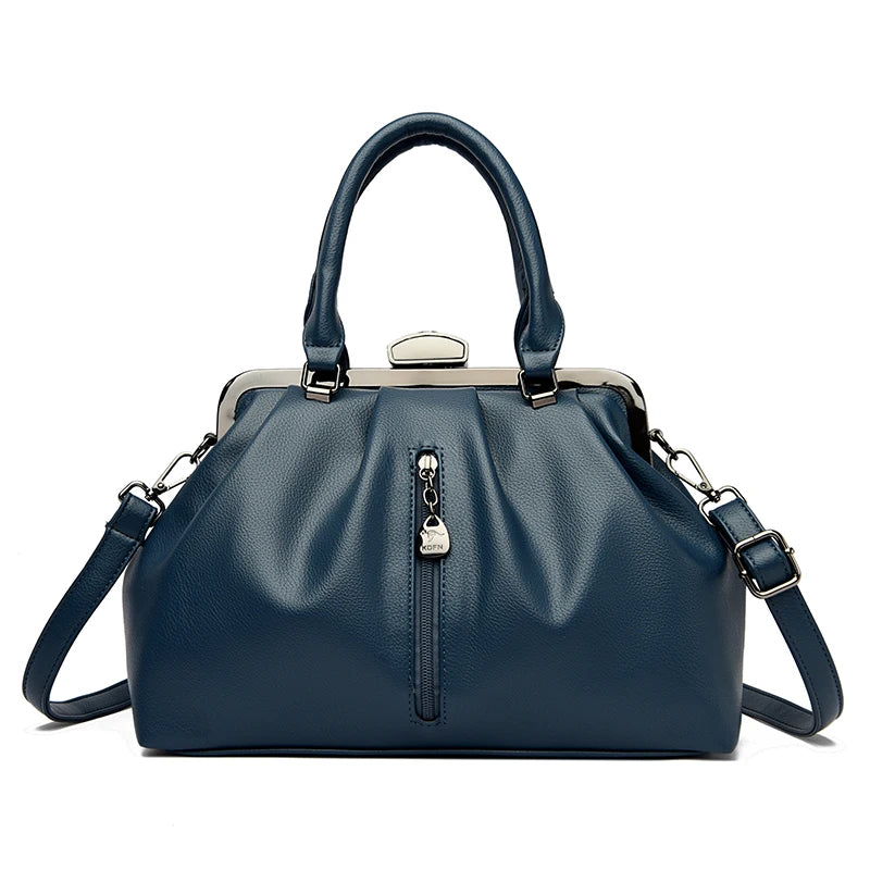 Marke Luxus Handtaschen Frauen Taschen Designer Echt Leder Handtasche Freizeit Umhängetaschen für Frauen Neue Dame Schulter Tasche Tote Bolsa