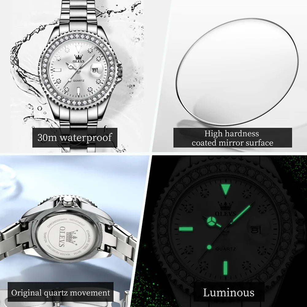 OLEVS Diamond Damen Uhr Top Qualität