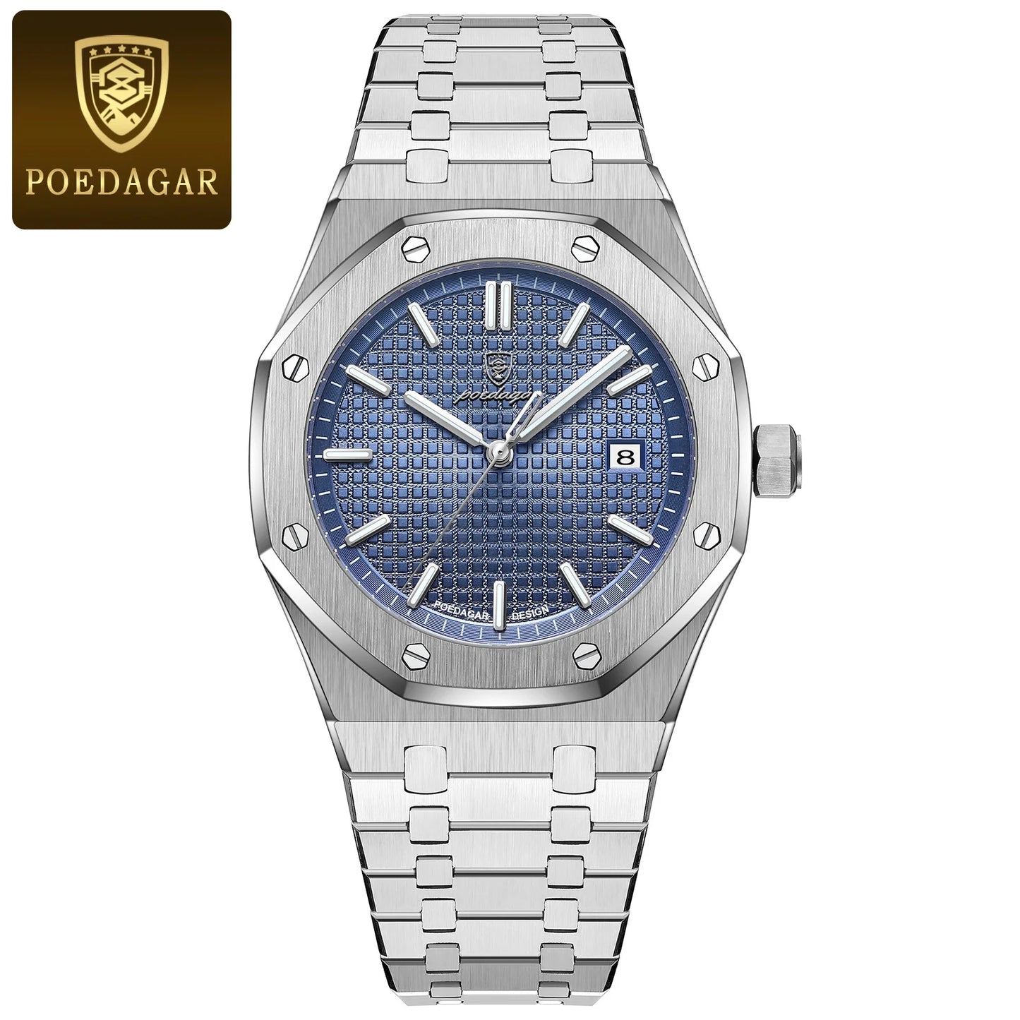 POEDAGAR Herren Uhr Luxury Business