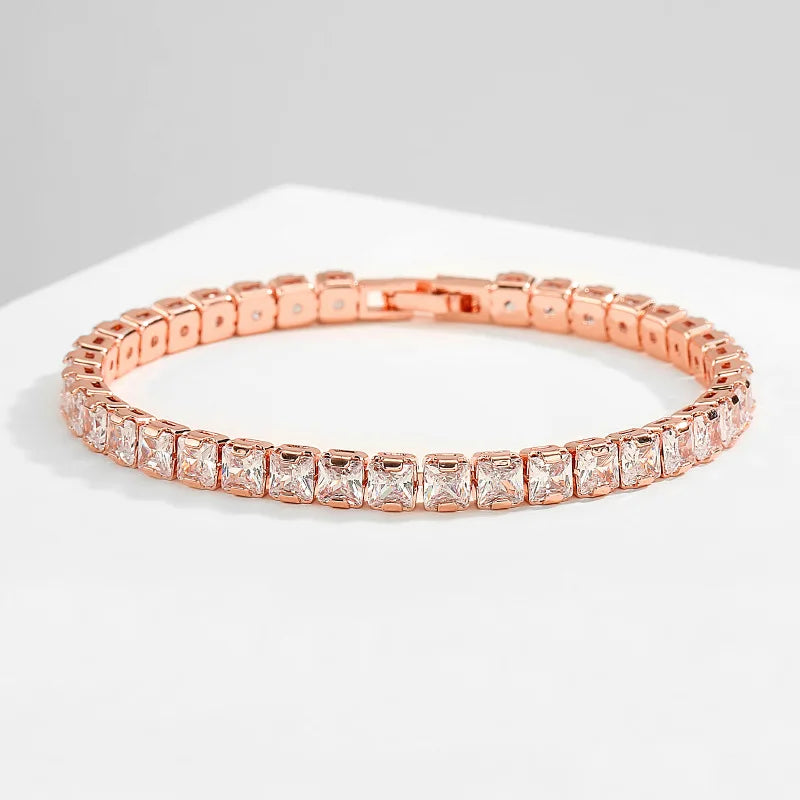 D VVS1 Moissanite Tennis Bracelet Original s925 Sterling Silver Plated 18k White Gold with GRA Bracelets for Women Man