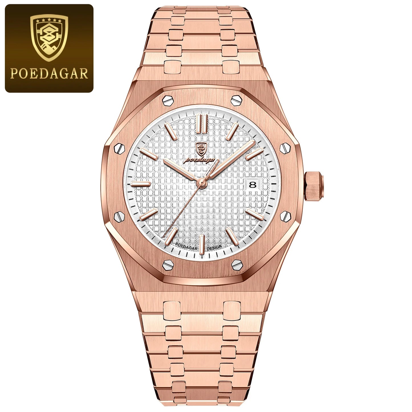 POEDAGAR Herren Uhr Luxury Business