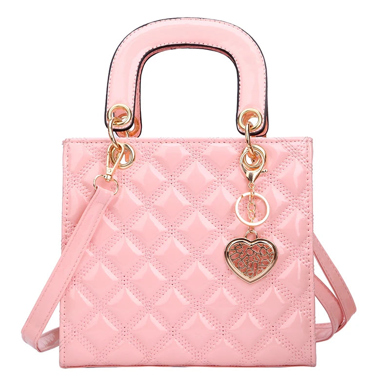 Diamant Streifen Frauen Handtasche Weibliche Luxus Designer Umhängetasche Hohe Qualität Leder Schulter Tasche Kupplung Geldbörse Marke Tragetaschen