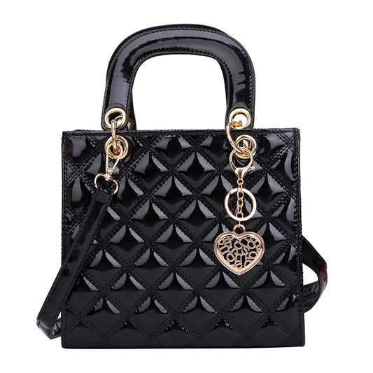Diamant Streifen Frauen Handtasche Weibliche Luxus Designer Umhängetasche Hohe Qualität Leder Schulter Tasche Kupplung Geldbörse Marke Tragetaschen