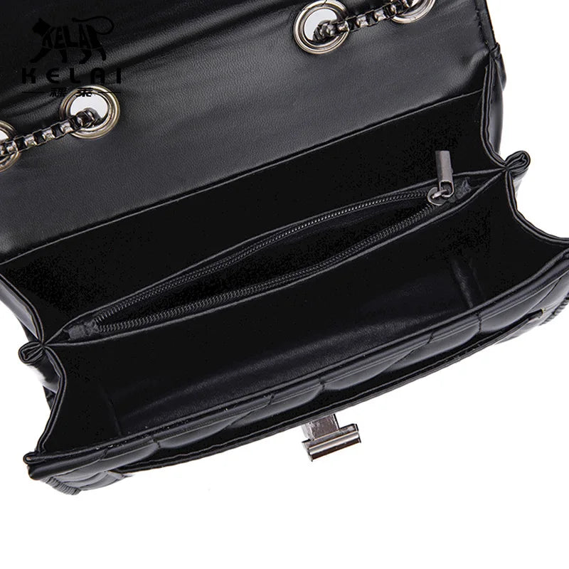Frauen Luxus Designer echte Taschen Leder Kette Frauen Handtaschen Schulter Weiblichen beutel Neue Casual Mode Damen Messenger Taschen